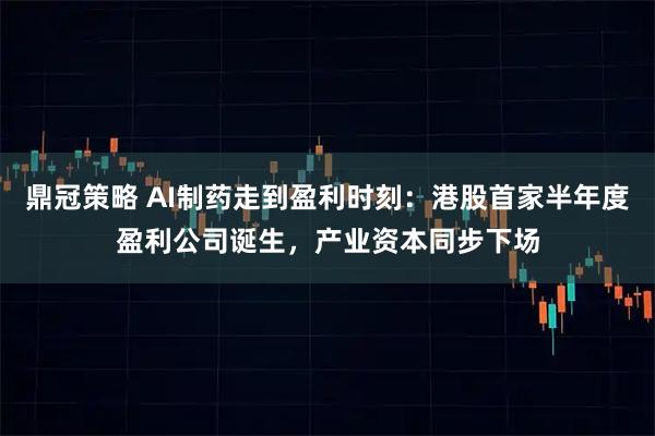 鼎冠策略 AI制药走到盈利时刻：港股首家半年度盈利公司诞生，产业资本同步下场
